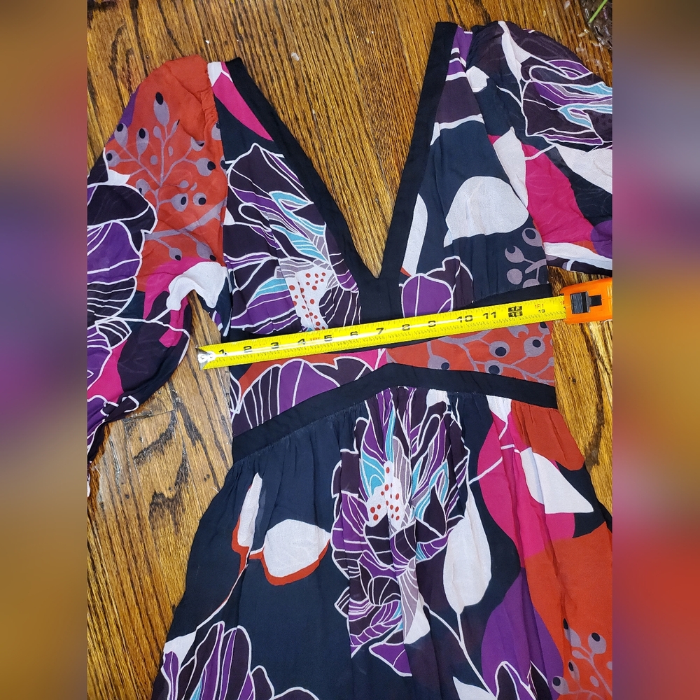 Anthropologie Let Me Be Floral Midi Dress - Picture 9 of 11